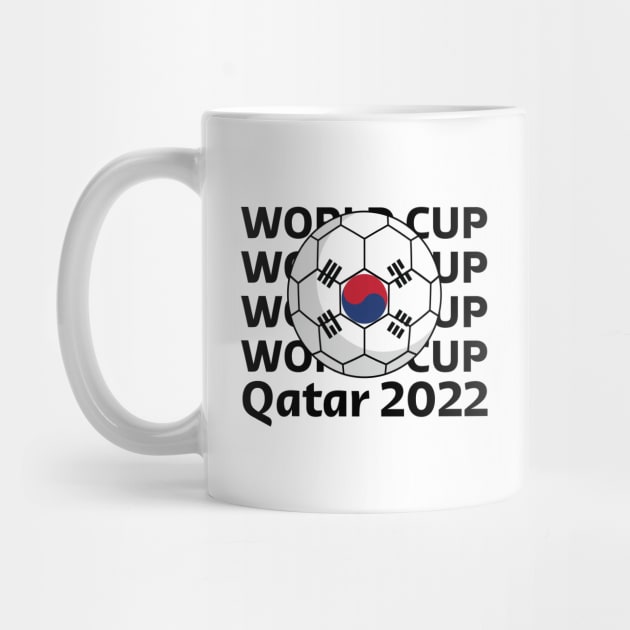 World Cup Qatar 2022  - Team South Korea by Inspirit Designs